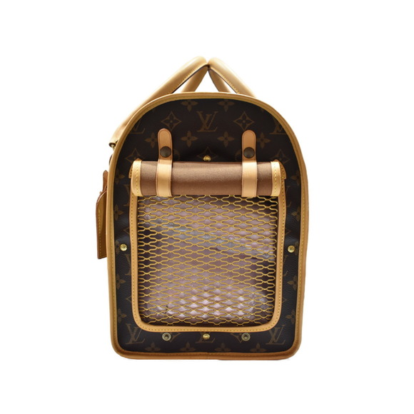 Louis Vuitton Sacchan 40 Dog Carrier Monogram Brown - Picture 2 of 14